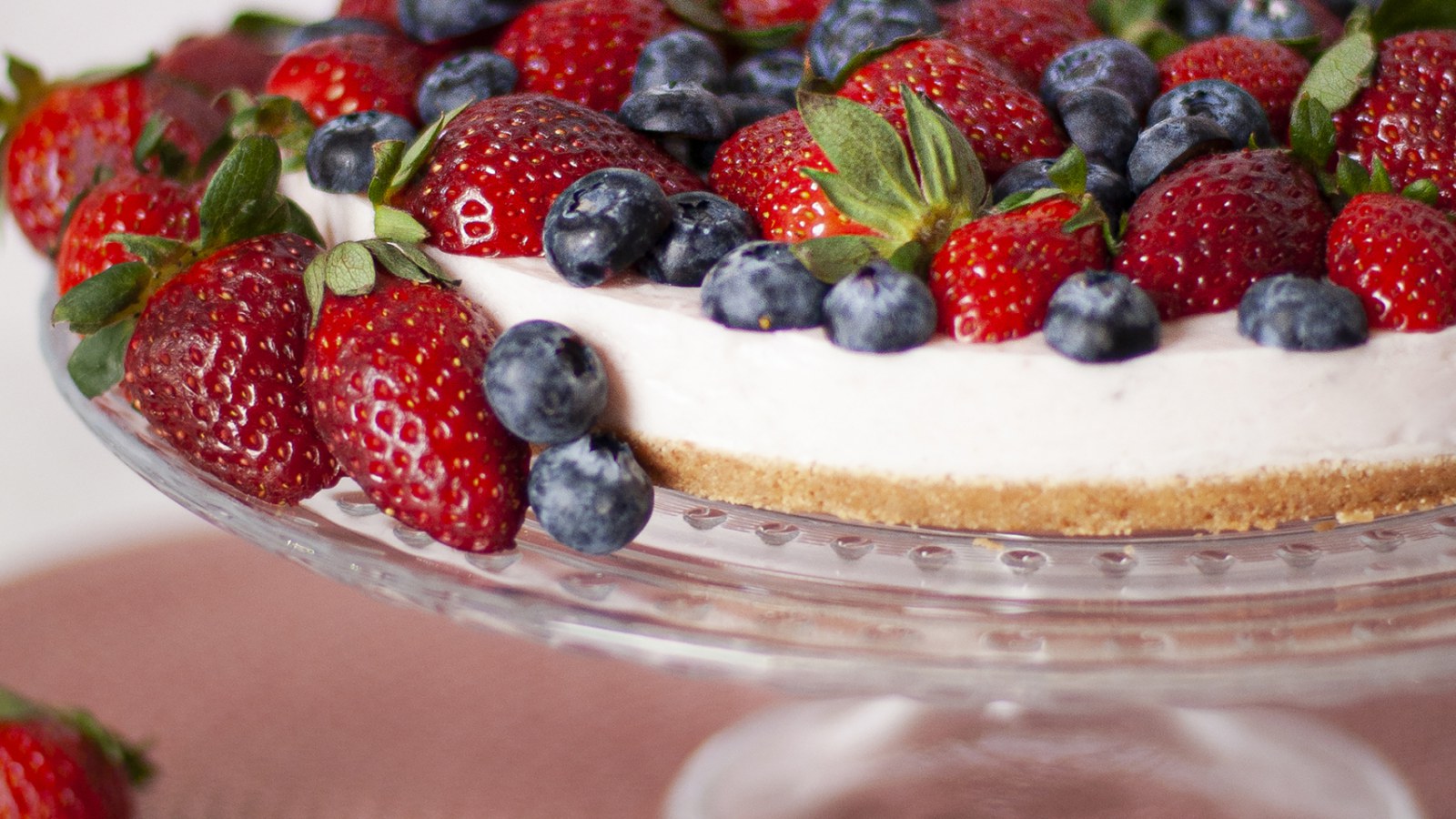 Very Berry Strawberry Yogurt Cake